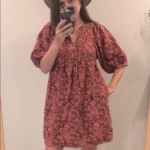 Universal Thread Puff Elbow Sleeve Babydoll Dress